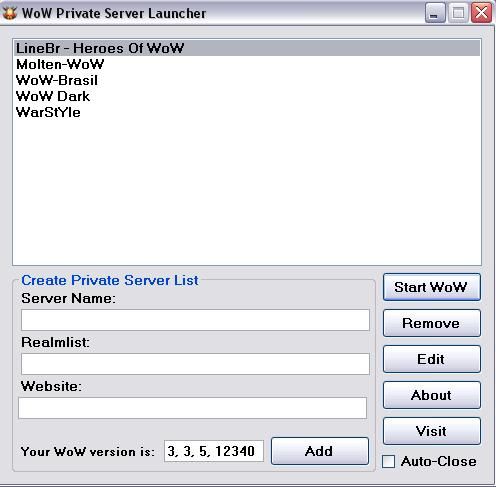 WoW Private Server Launcher | HIVE