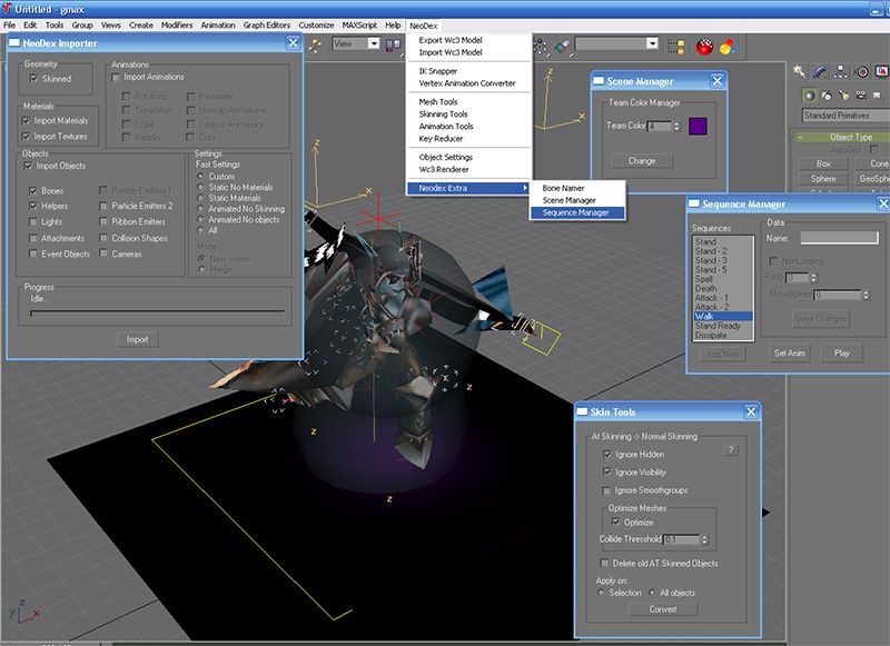NeoDex 2.65 MDLX Toolkit for Gmax / 3ds Max | HIVE