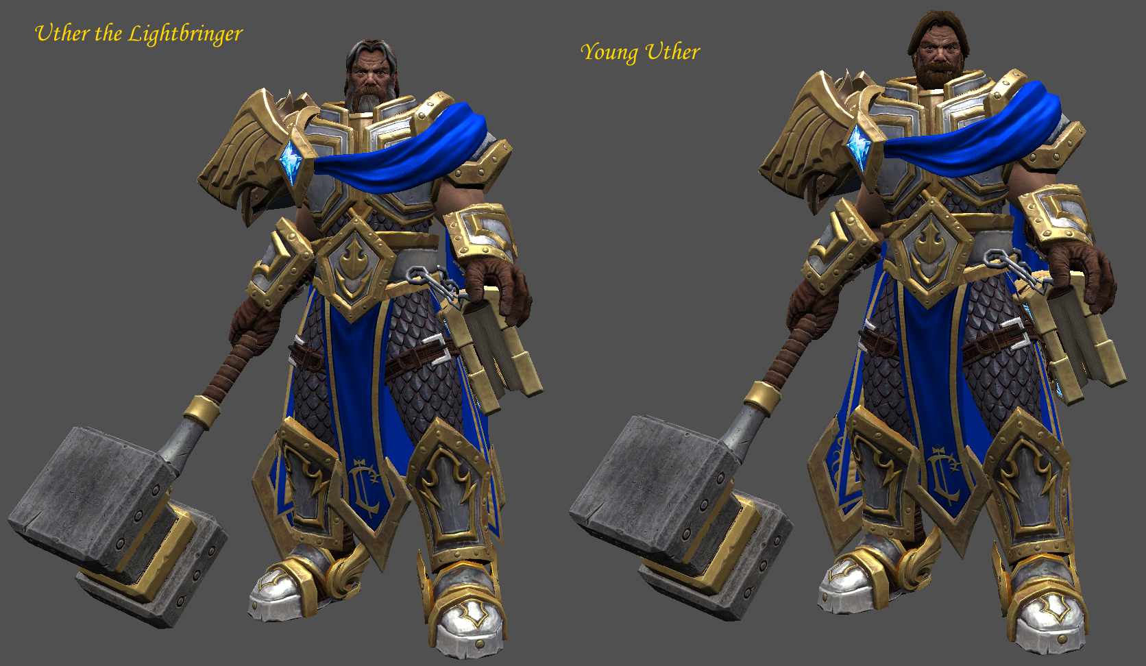 Uther with melee paladin hammer | HIVE